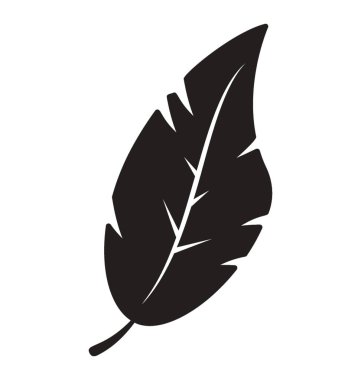 Hayvan tüyü glif vektör simgesi