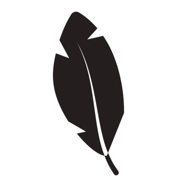 Hayvan tüyü glif vektör simgesi