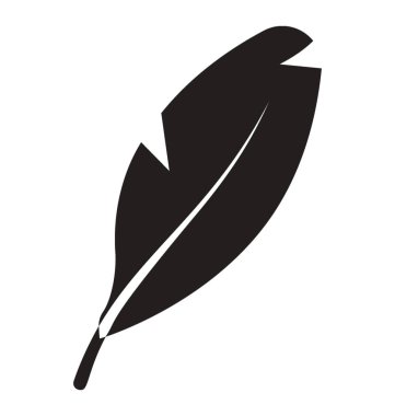 Hayvan tüyü glif vektör simgesi