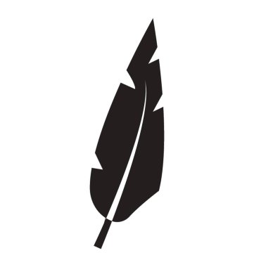 Hayvan tüyü glif vektör simgesi