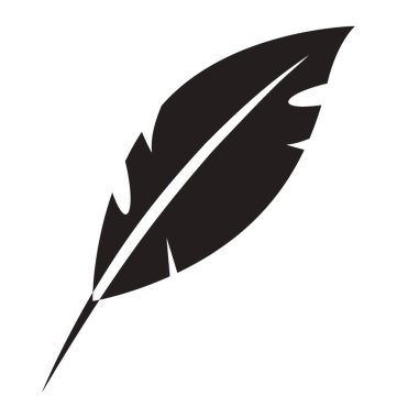 Hayvan tüyü glif vektör simgesi