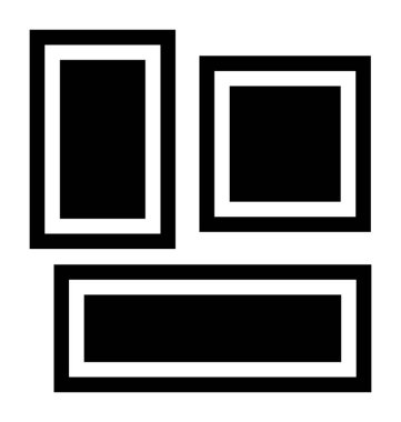 Fotoğraf asılı tasvir duvarda asılı fotoğraf çerçeveleri 