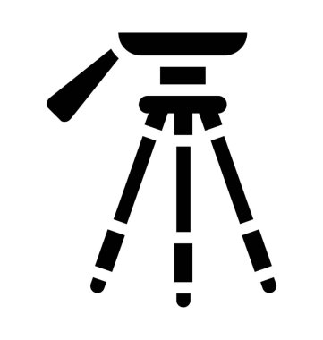 Çekim sırasında kamera taşımak için profesyonel bir tripod 