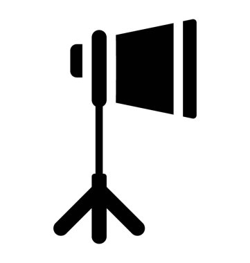 El feneri simgesi gösterilen bir stand üzerinde büyük ışık 