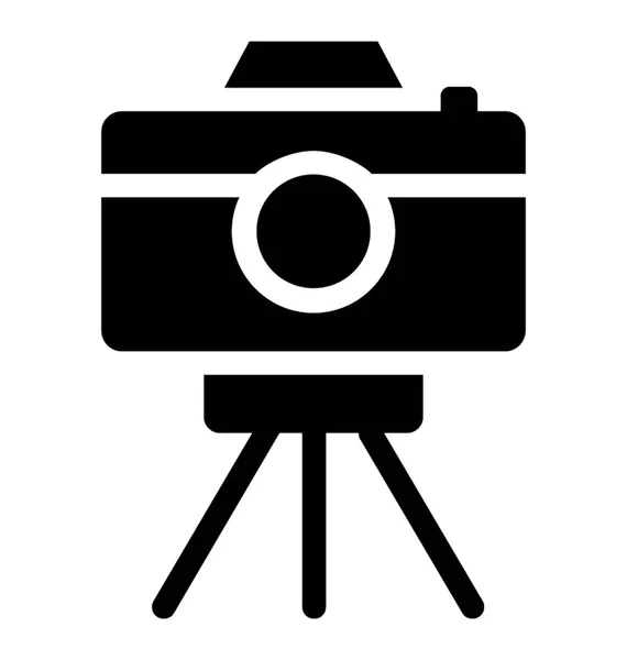 Professional Camera Click Pictures Special Events — Stock Vector