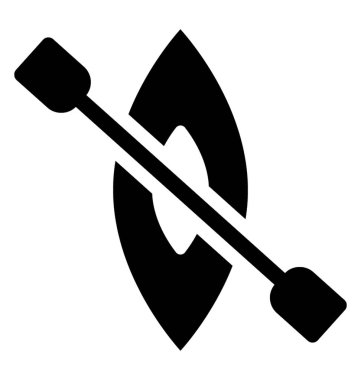 Seyahat ve eğlence amaçlı, kayık için su yüzeyinde NIT yüzer duruma getirmek için kürek ile ahşap bir tekne  