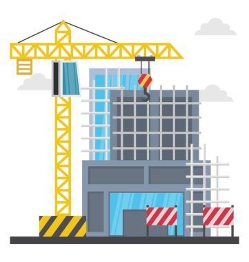 Yapım, ticari inşaat iskele binası