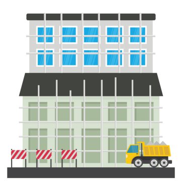 Bir ticari yapı mimari mevcuttur bir simge iskele tasarımı temsil eden 