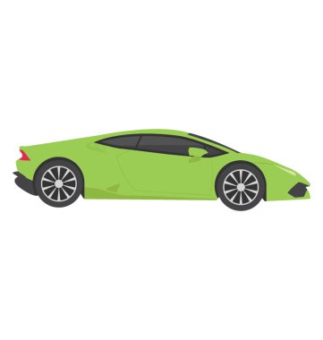 Lamborghini bilinen yüksek hız ile spor araba 