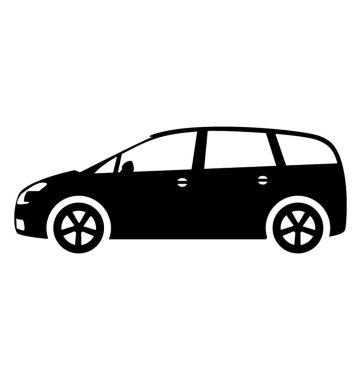 Kardeşler taşımak için bir aile hatchback araç  