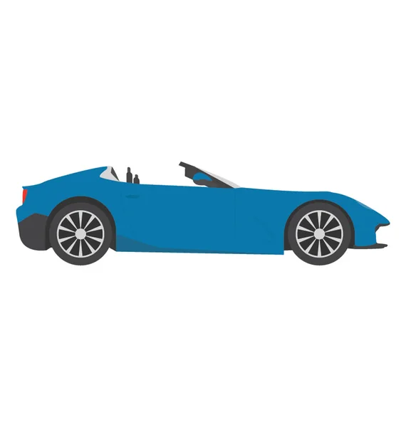 Luxusní Kabriolet Auto Pro Dvě Osoby — Stockový vektor