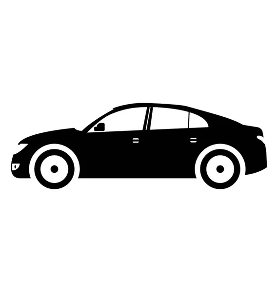 Limousine Auto Glyphen Symbol — Stockvektor