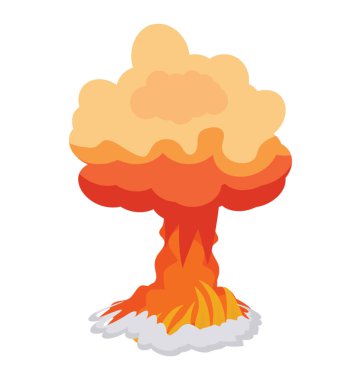 Nükleer patlama heykelde atom bombası 