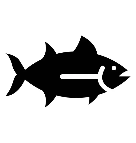 Ein Fleisch Fressender Fisch Der Als Schellfisch Bekannt Ist — Stockvektor
