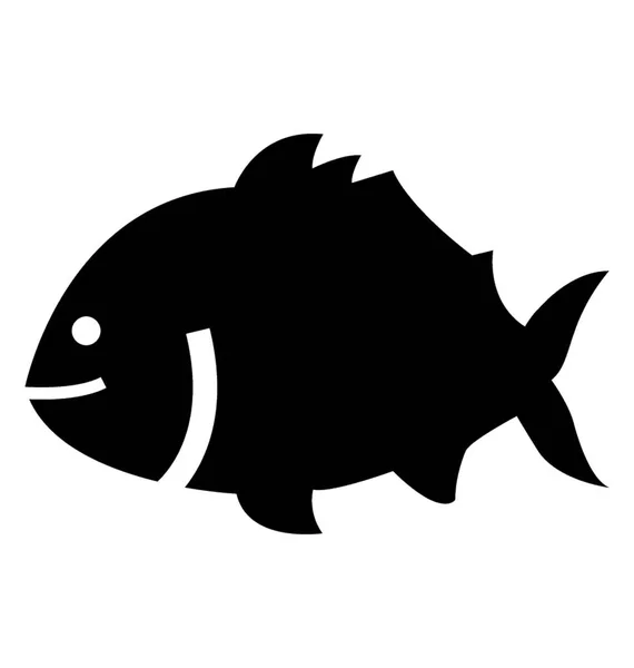 Bluefin Trevally Fish Sea Animal — Stock Vector