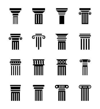 Ayağı vector Icons 1 set
