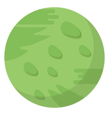 Mars gezegenin düz simgesi tasarım