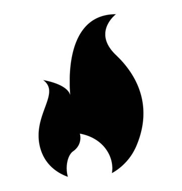 Alev ateş etmek simge tasarım