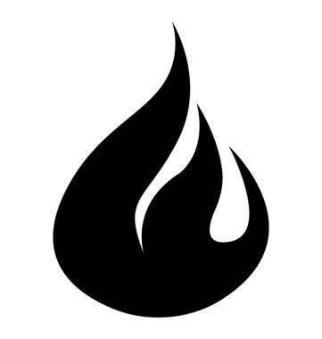 Alev ateş etmek simge tasarım