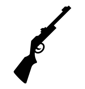 Katı simgesi tasarım tüfek