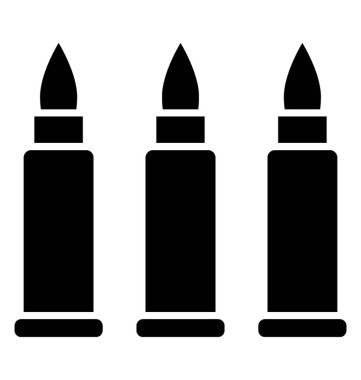 Mühimmat namlu mermi simgeler