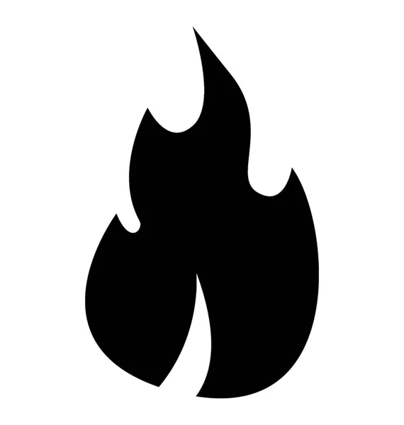 炎のアイコン デザイン — ストックベクタ