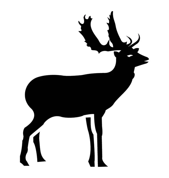 Faune Animal Cerf Icône — Image vectorielle