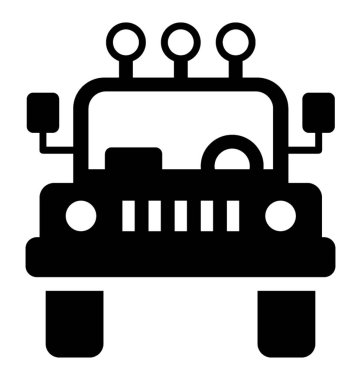 Bir otomobil, jeep araç