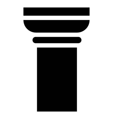 Yapı sütun vektör simgesi