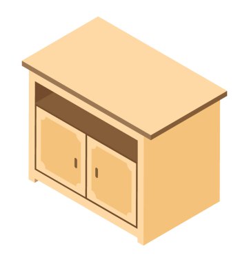 Dosyaları ve diğer şeyleri saklamak için tahta bir çekmece.