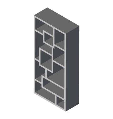 Kitap ya da kırtasiye malzemesi saklamak için tahta kitaplık