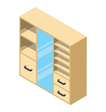 Ahşap dolap yatak odası için 