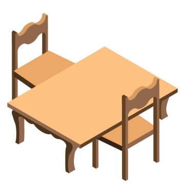 Yemek Masası sandalye, mutfak iç ile 