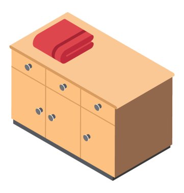 Simge vektör ahşap makam 