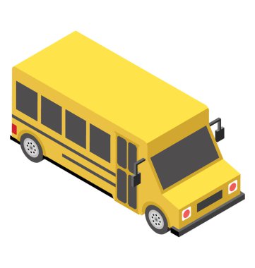 Bir yol ulaşım otobüs, okul ya da yolcu otobüs