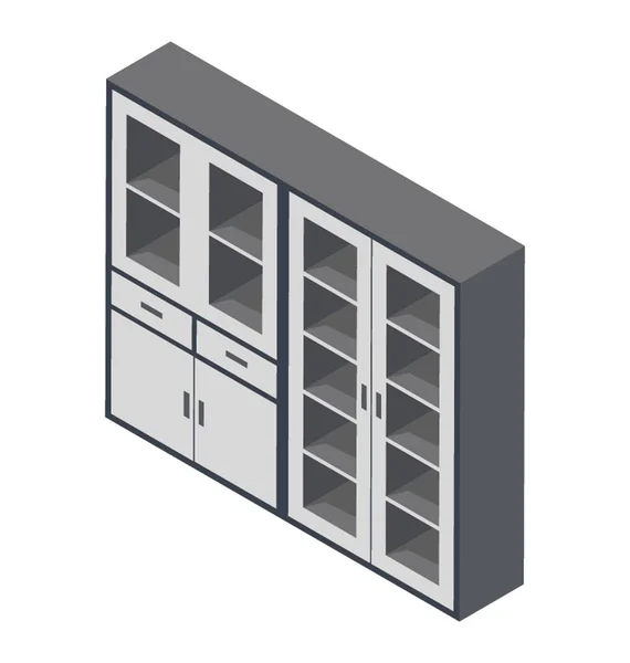 Unité Vaisselle Bois Icône Design Plat — Image vectorielle