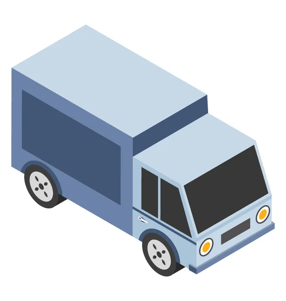 Gütertransport Für Logistik Lieferung Lkw Versand — Stockvektor