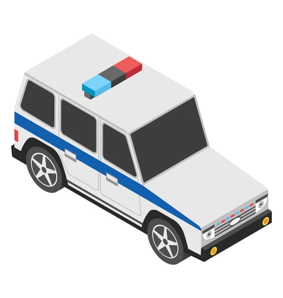 Ambulância Veículo Para Atendimento Médico Emergência — Vetor de Stock