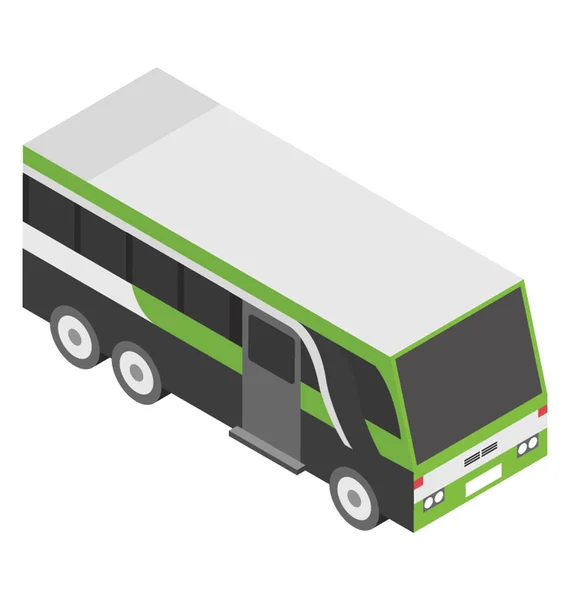 Autobus Transport Routier Scolaire Passagers — Image vectorielle