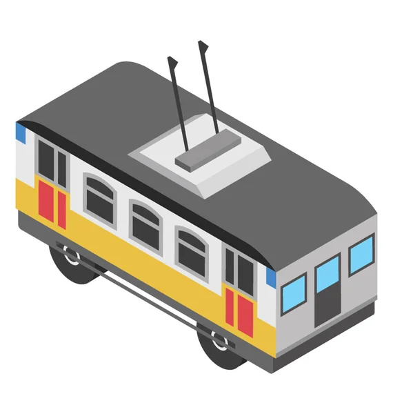 Batterie Elektrobus Wird Von Einem Elektromotor Angetrieben — Stockvektor