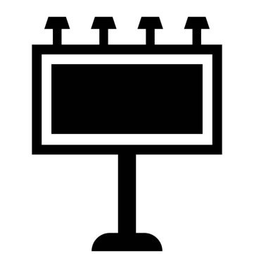 Billboard ifade eden bir glif simgesinin resmi 