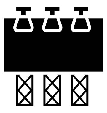 Reklam panosu ifade eden bir glif simgesinin resmi 