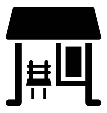 Otobüs durağı işaretiyle barınak reklam sunma