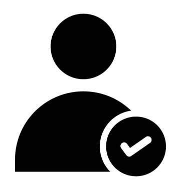 Onay işareti, ilgili kişi ile bir kullanıcı profiline kaydedilmiş kavramı