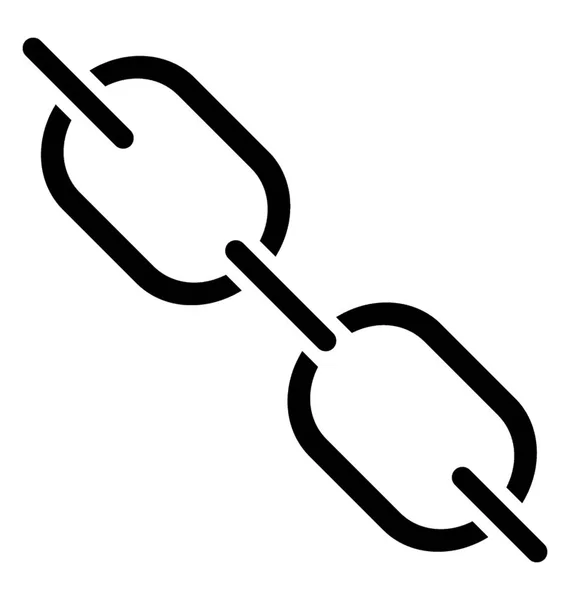 Chain Link Symbol Seo Backlink — Stock Vector