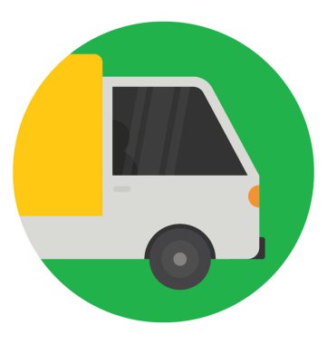 Malları teslim etmek bir kamyon