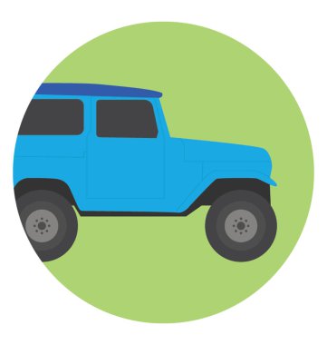 Tepelik alanlarda Turizm için kullanılan araçtır jeep 