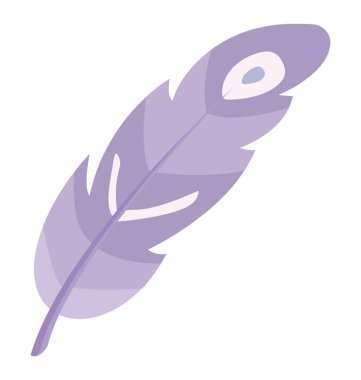 Tüy düz renkli simge 