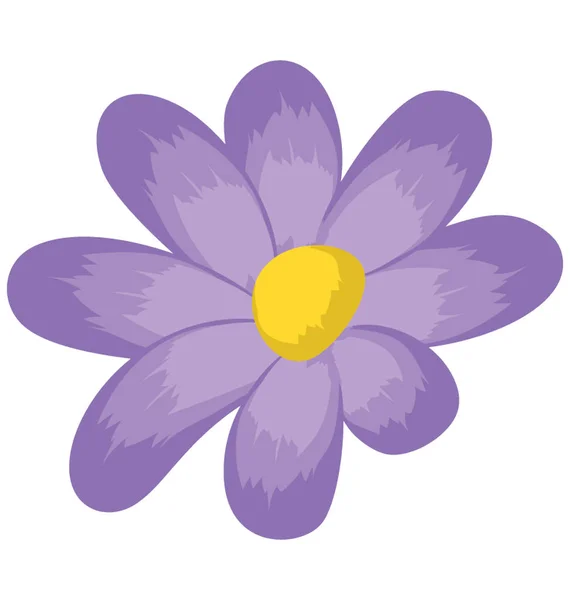Ένα Όμορφο Γενικό Ανεμώνη Λουλούδι — Διανυσματικό Αρχείο