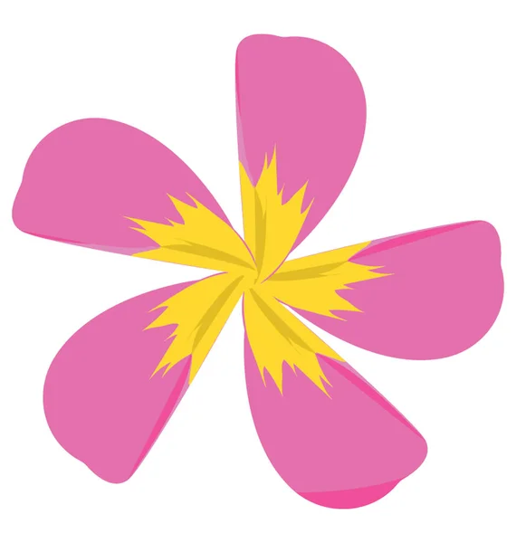 Icono Plano Diseño Flor Lirio — Vector de stock